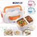 OkaeYa-PrimeBox Hard Plastic Multi-Function Electric 40W Heated Portable Food Warmer | Electric Lunch Box | Tiffin Box | Lunch Dabba, 1.5L (Multicolour)